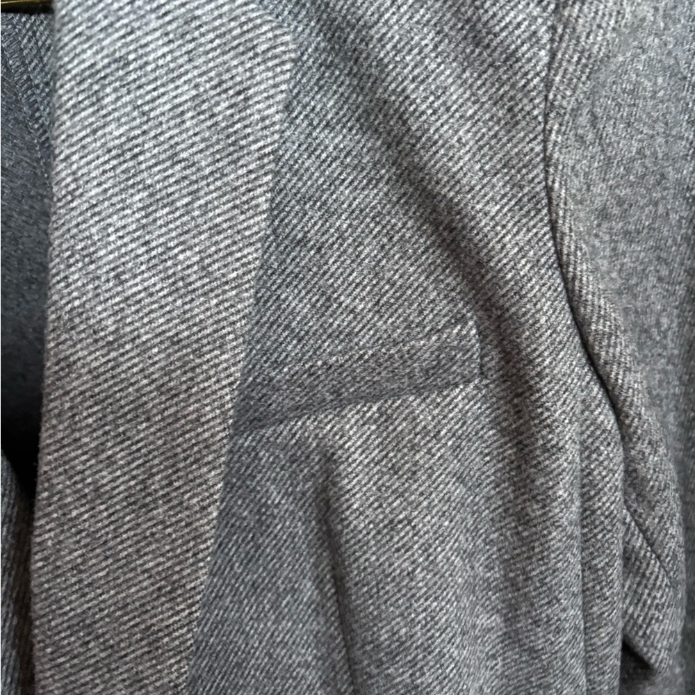 Calvin Klein Gray Herringbone Single Button Blazer - image 9